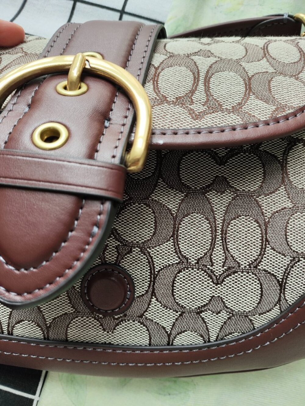 Coach Soho Vintage Monogram Underarm Bag - Picture 4 of 5